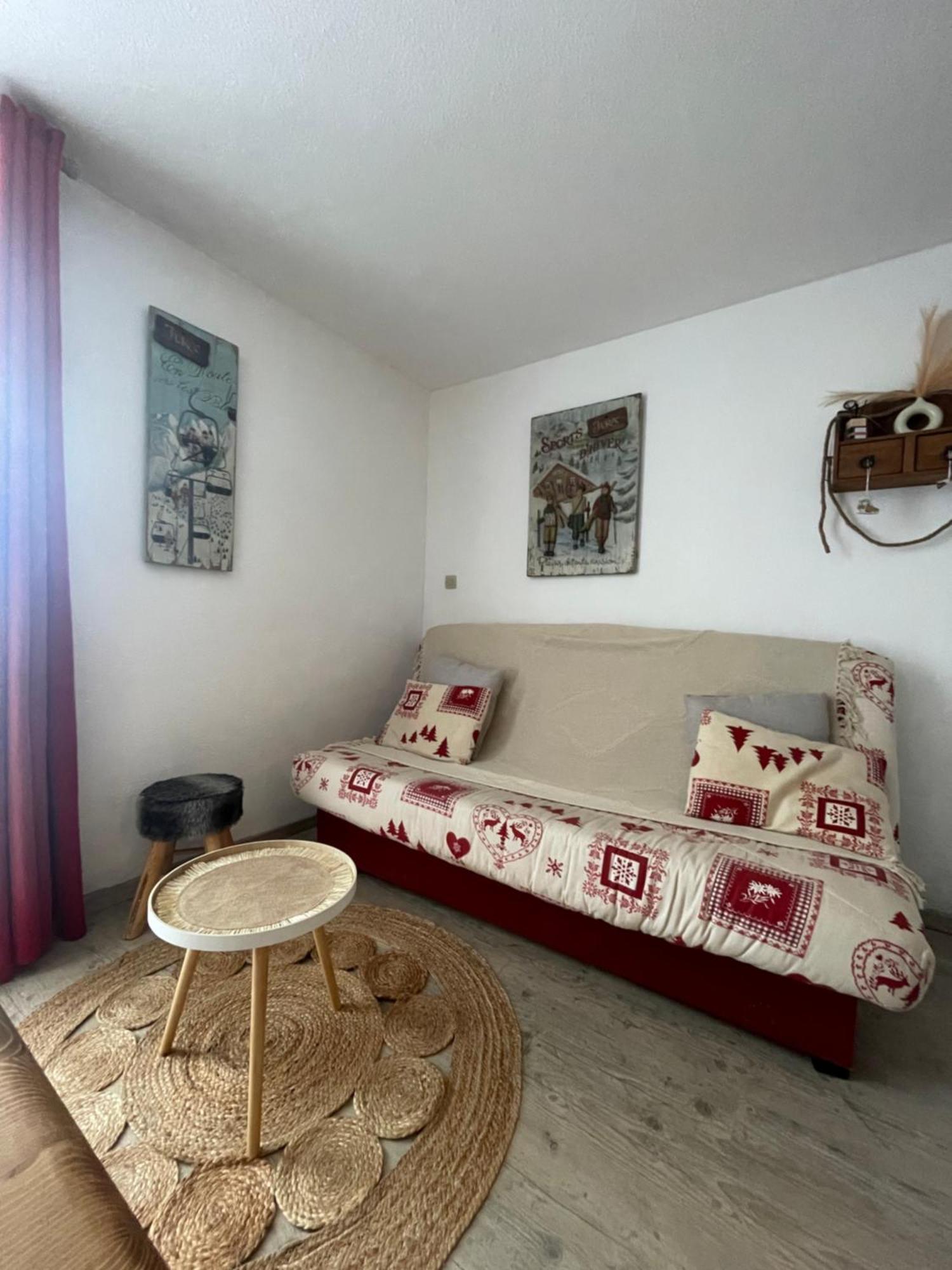 Chaleureux Studio Montagnard Avec Balcon 2303 Premanon Bagian luar foto